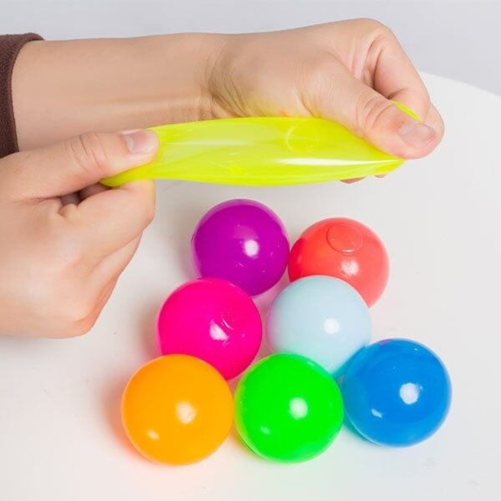 Squishies Sticky Fidget Stress Balls 8 Pack Sensory Toy New - Picture 2 of 8